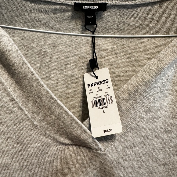 Grey Express sweater dress size Large - Picture 2 of 2